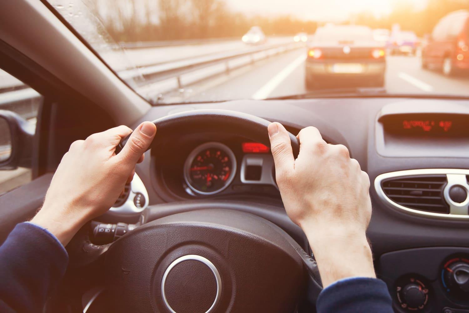 Driving a car