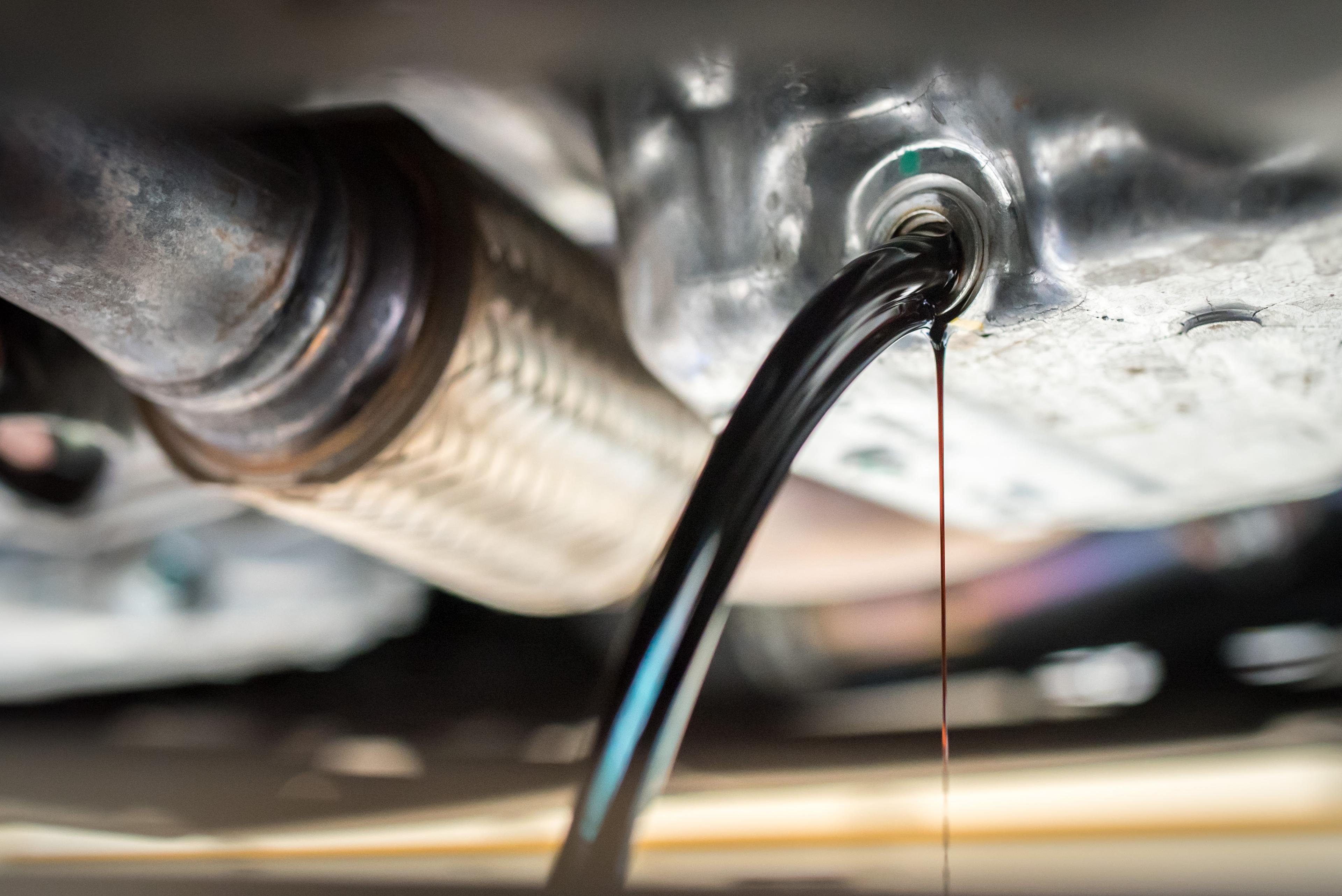 Car leaking oil