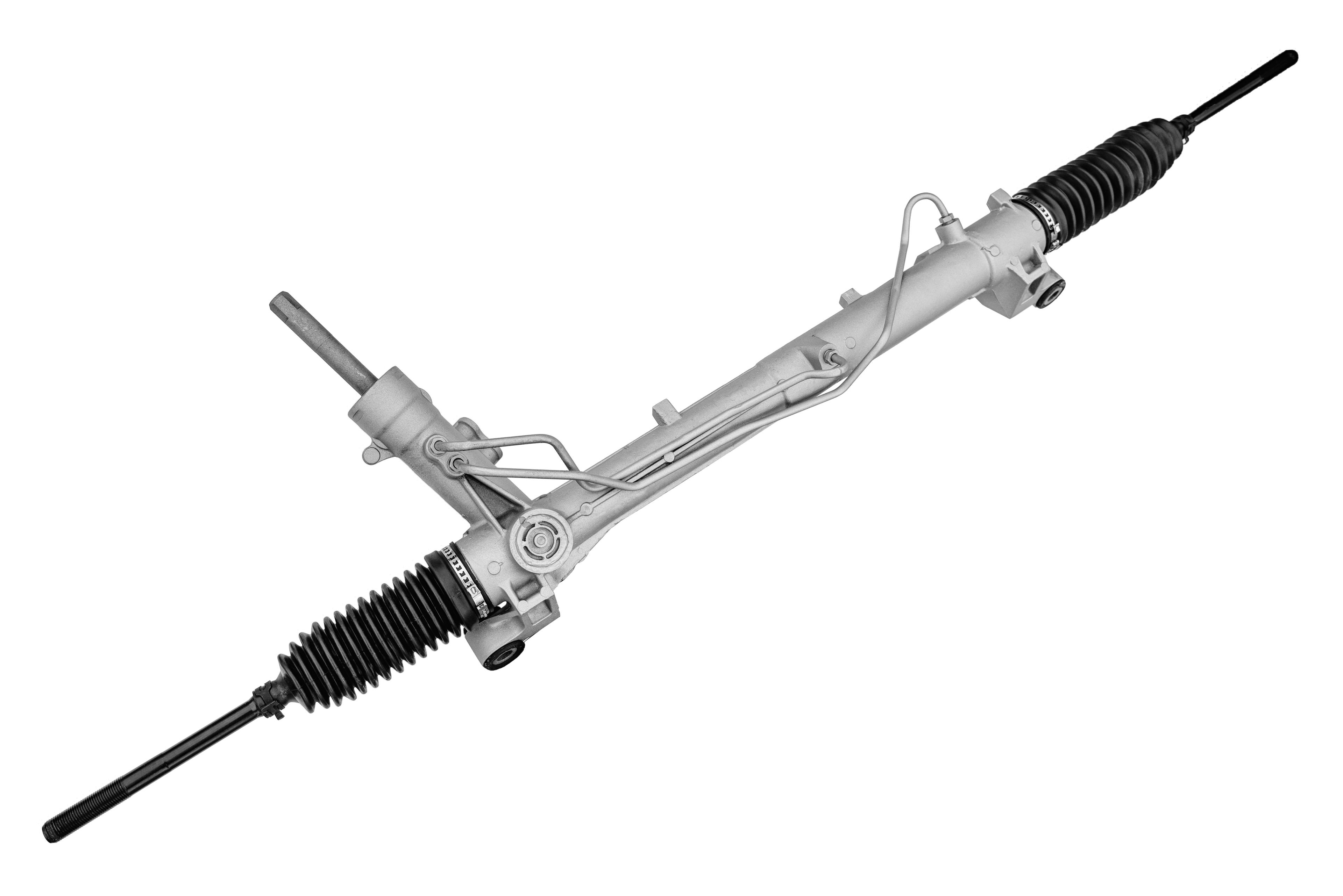 Car steering rack isolated on a white background